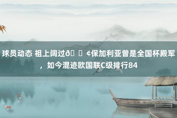 球员动态 祖上阔过😢保加利亚曾是全国杯殿军，如今混迹欧国联C级排行84